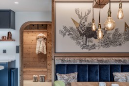 Rénovation d'intérieur alpine contemporaine d'un appartement de vacances au Parc A15 à Champex-Lac, Valais par WADE Architecture.